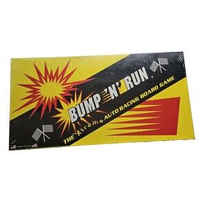 Bump 'N' Run The Xtreme Auto Racing Board Game With Stop Watch 2005 NIB